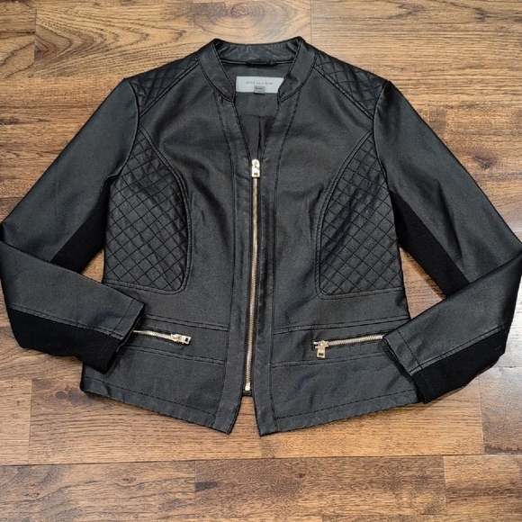 Marc New York Jackets & Blazers - Women's Marc New York black faux leather jacket size M